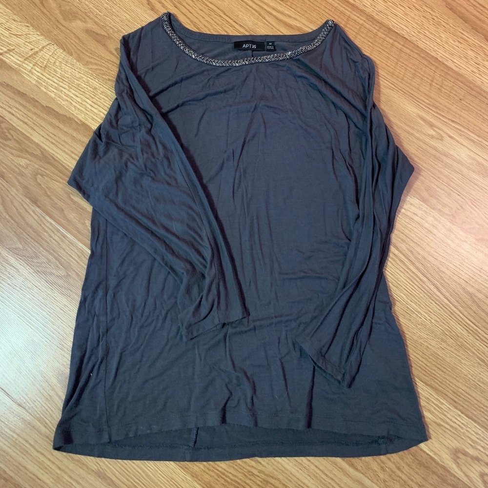 Apt 5 Gently Worn Gray Top